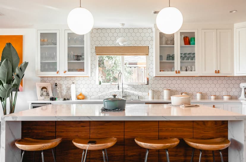 A renovated unit interior